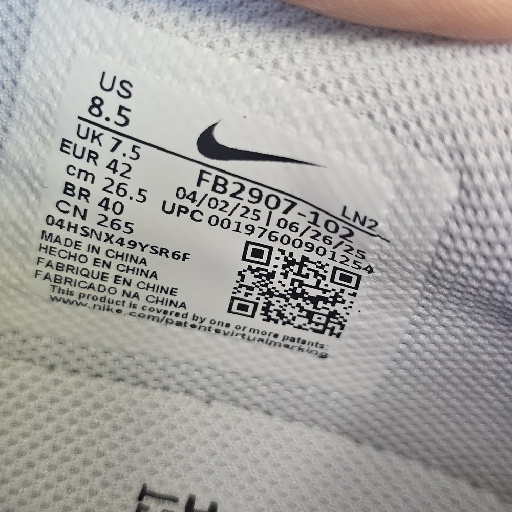 Nike Zoom Force Trout 9 Pro Metal Baseball Cleats White FB2907-102 - Men's 8.5 - Picture 14 of 16